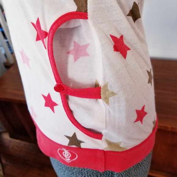 Soundgirl Star T-Shirt with Pockets - medium red - Picture 4 of 6